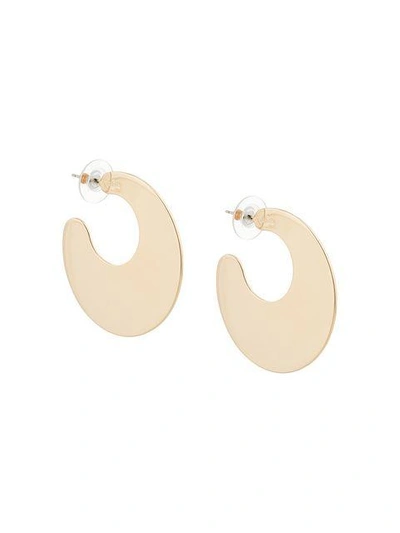 Arme De L'amour Full C Hoop Earrings - Metallic