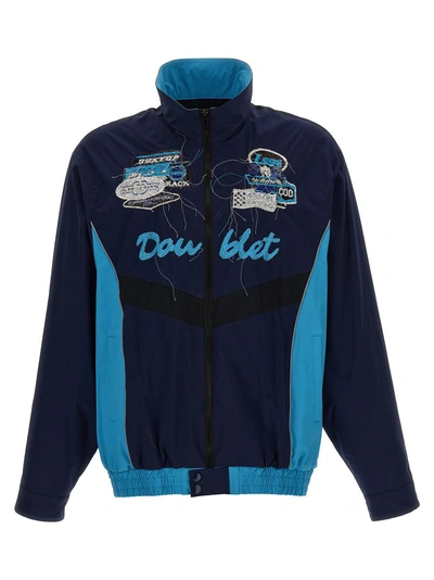 Doublet A.i. Patches Embroidery Jacket In Blue