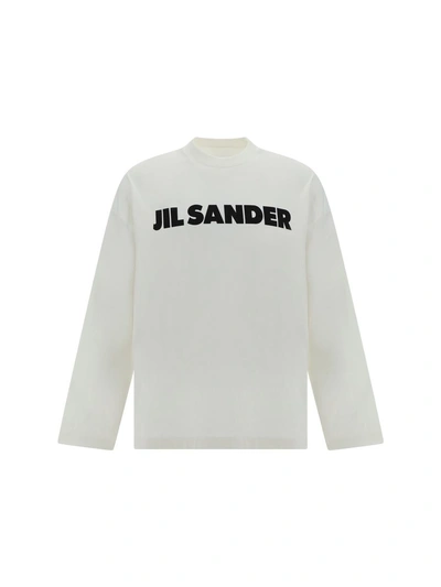 Jil Sander Shirts In Porcelain