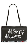 Picnic Time X Disney Mickey Mouse Outdoor Picnic Blanket Tote In Black/ Red