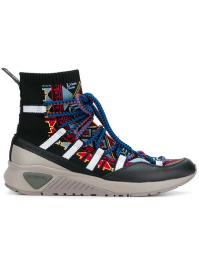 Diesel Loop Sock Sneakers In Multi