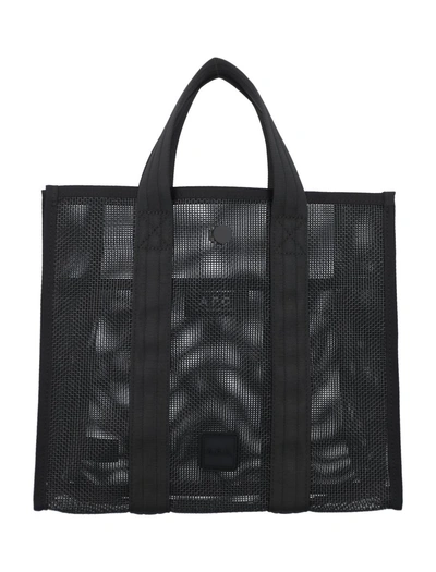 A.p.c. Cabas Louise Small In Black