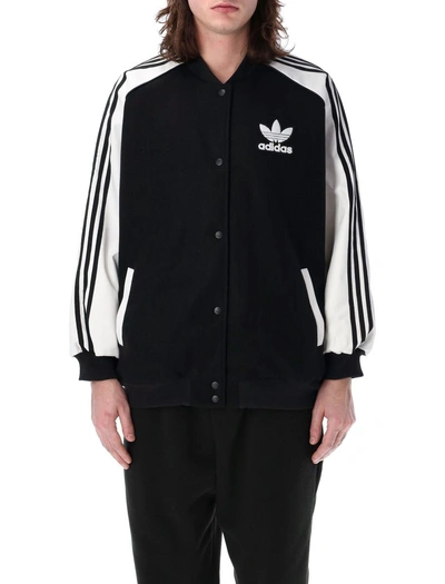 Adidas Originals Varsity Jacket In Black