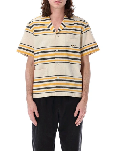 Bode Namesake Stripe Shirt In Yellow