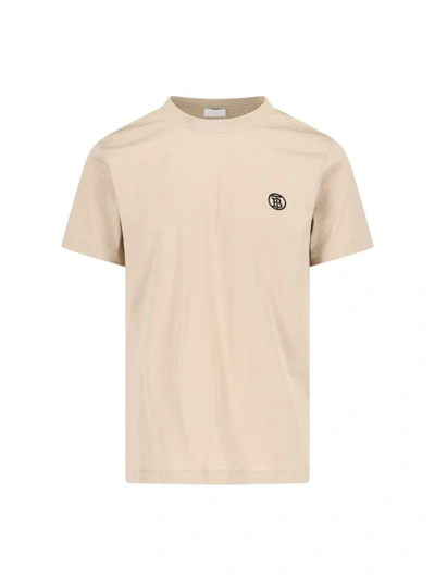 Burberry T-shirts And Polos In Beige