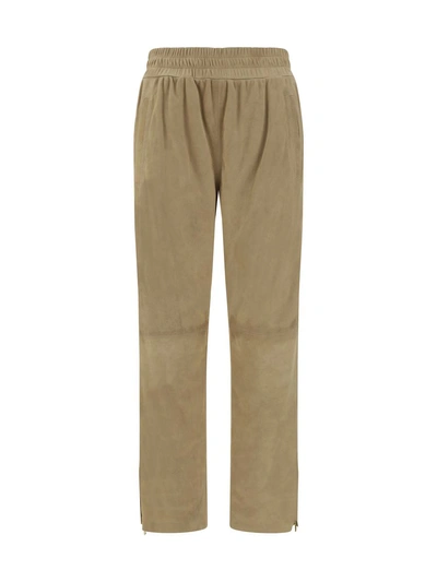 Golden Goose Pants In Dark Taupe