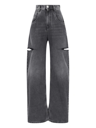 Maison Margiela Jeans In Black Washed