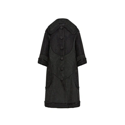 Dolce & Gabbana Long Coat In Black