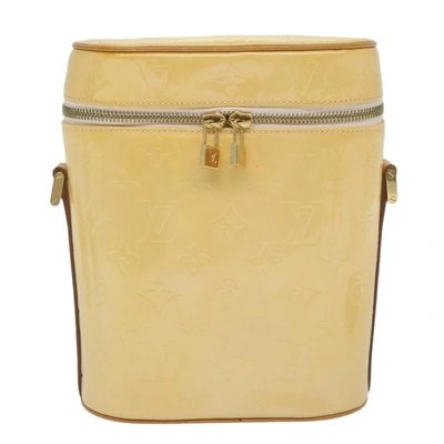 Pre-owned Louis Vuitton Sullivan Beige Patent Leather Shoulder Bag ()