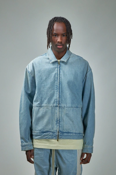 Light indigo jean jacket deals