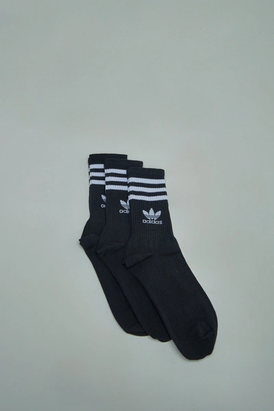 Adidas Originals Crew Sock 3st In Black