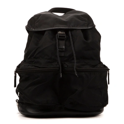 Prada Nylon Backpack In Black