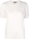 N•peal N.peal Round Neck Knitted T-shirt - White