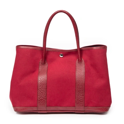 Hermes Garden Party Pm In Red