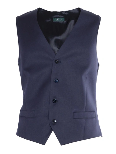 Brando-lubiam Waistcoat In Blue