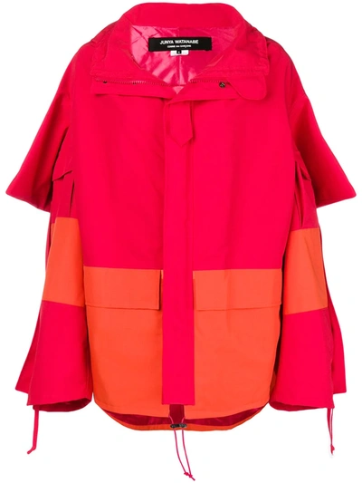 Junya Watanabe Oversized Cape In Red