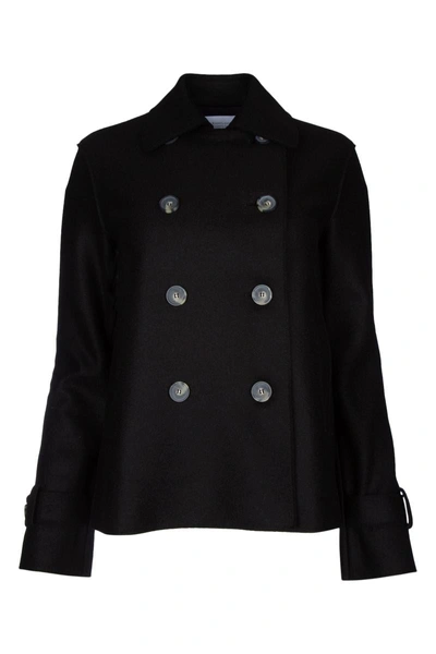 Harris Wharf London Jackets And Vests In Black