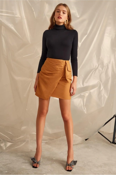 C/meo Collective Advance Skirt In Mustard