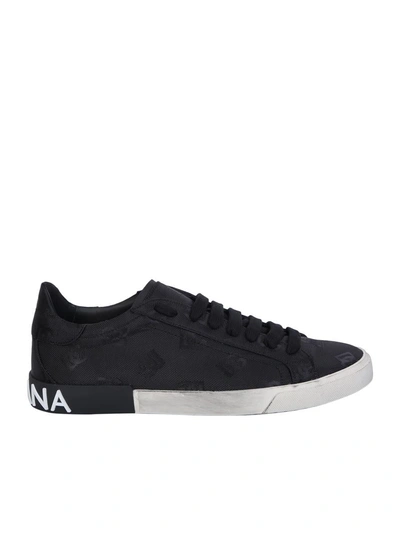 Dolce & Gabbana Sneakers In Black