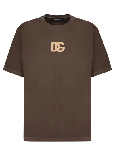 Dolce & Gabbana T-shirts In Brown
