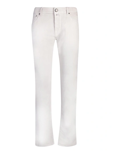 Jacob Cohen Trousers In White