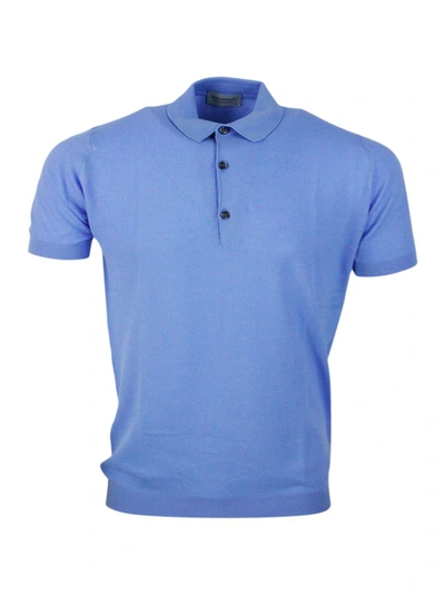 John Smedley T-shirts And Polos In Blue