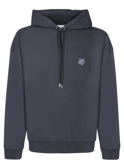 Maison Kitsuné Hooded Sweatshirt In Black