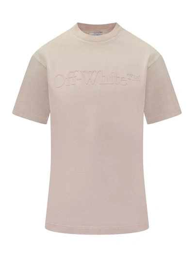Off-white T-shirts In Burnished Lilac Burnished Lilac