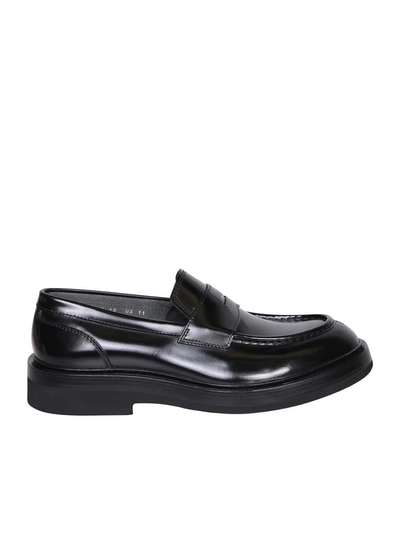 Santoni Loafers In Black