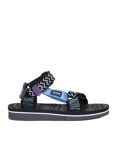 Suicoke Sandals In Black