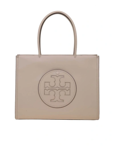 Tory Burch Eco Leather Shopping Bag In Clay