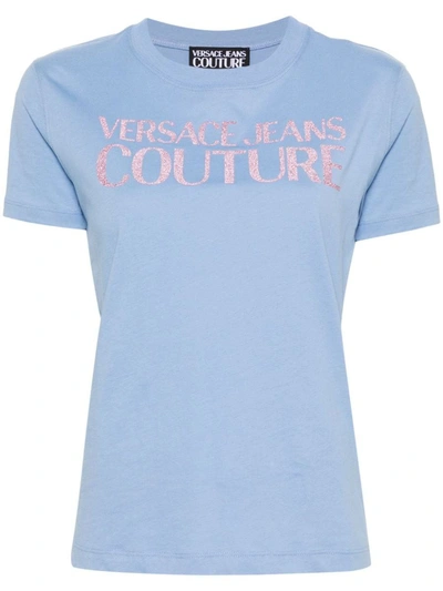 Versace Jeans Couture T-shirts And Polos Light Blue