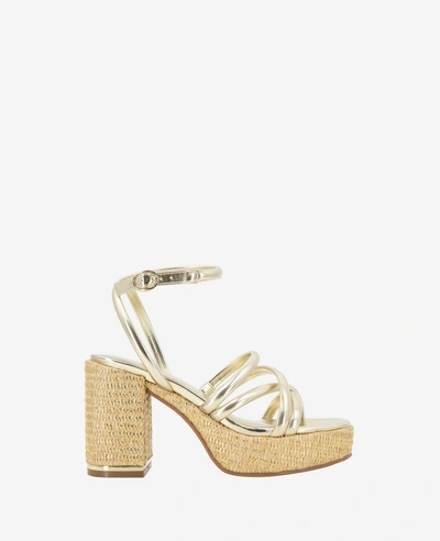 Kenneth Cole Women's Daphne Strappy Platform Sandals In Soft Gold