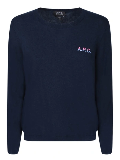 Apc A.p.c. Knitwear In Blue