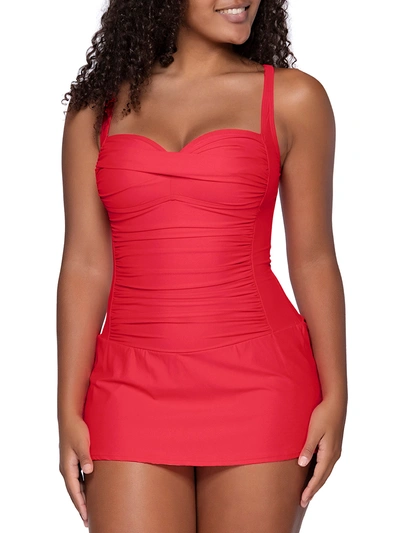 Sunsets Women's Geranium Sienna Swim Dress In Pink