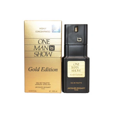 Jacques Bogart M-3867 One Man Show - 3.33 oz - Edt Cologne Spray - Gold Edition - In Black