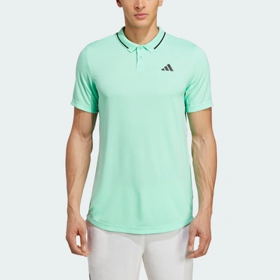 Adidas Originals Men's Adidas Club Tennis Piqué Polo Shirt In Green