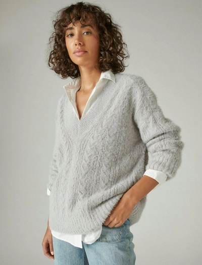 Lucky Brand Women's Eyelash Sweater In Multi