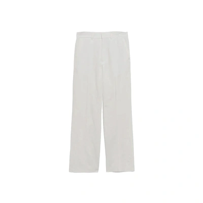 Casablanca Casablaca Cotton Wide-leg Trousers In White