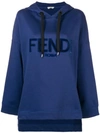 Fendi Front Logo Sweatshirt - Blue