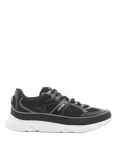 Dior Homme Platform Trainers In Black