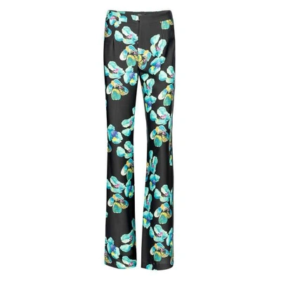 Nissa Straight Trousers With Floral Print