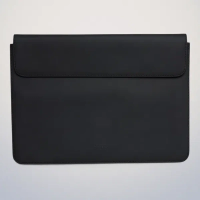 Rains Portfolio Laptop Bag (28cm X 37cm) In Black