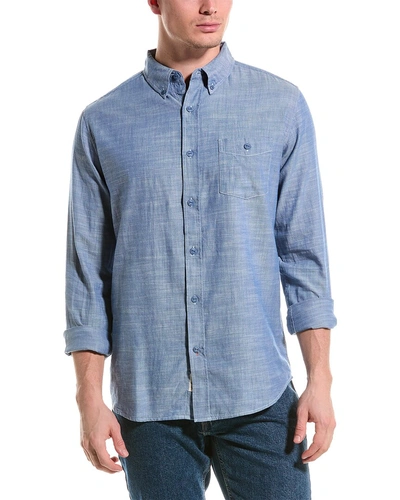 Weatherproof Vintage Country Twill Shirt In Blue