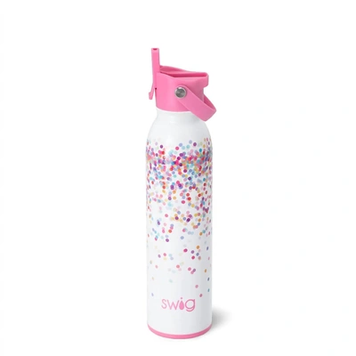 Swig Life Flip + Sip Water Bottle In Confetti In Multi