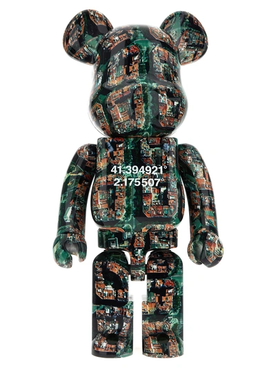 Medicom Toy Be@rbrick 1000% Benjamin Grant Overview Barcelona Decorative Accessories Multicolor In Green