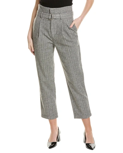 Line & Dot Wool-blend Pant In Grey