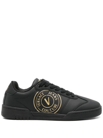 Versace Jeans Couture Sneakers In Black