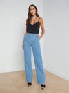 L Agence Weston Wide-leg Jean In Belize