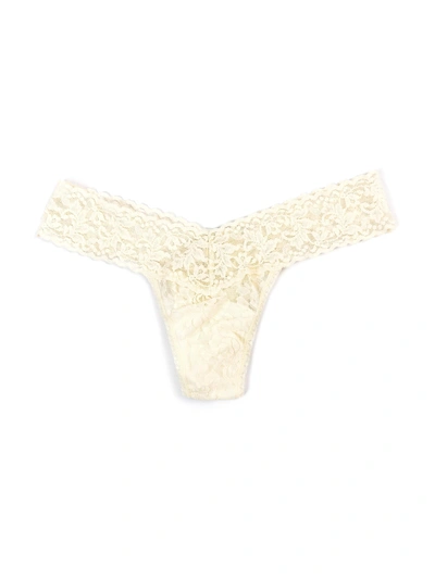 Hanky Panky Signature Lace Low Rise Thong In White